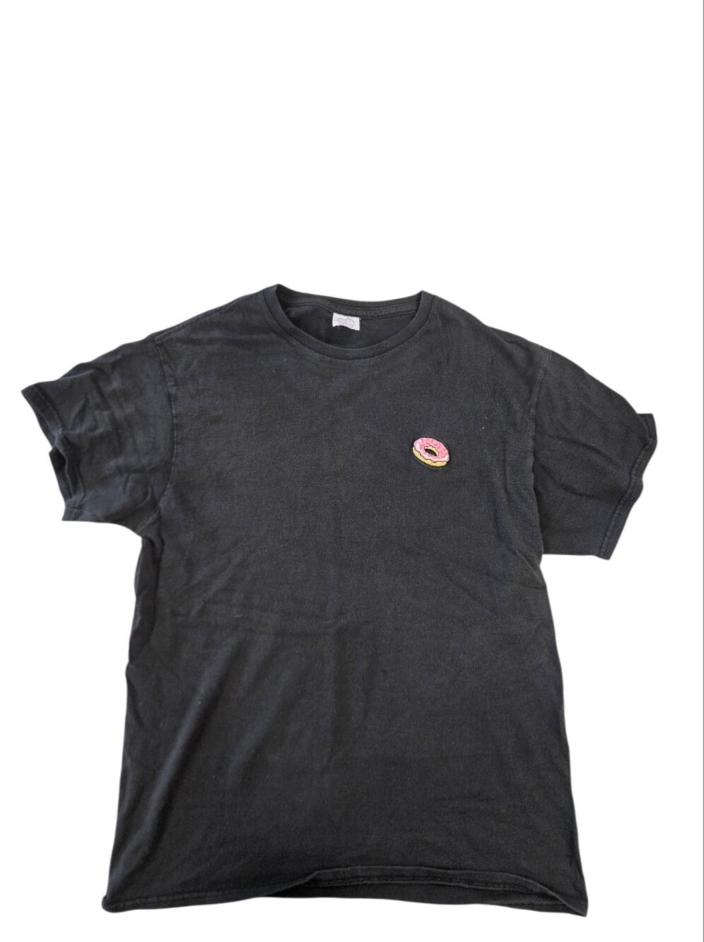 Odd Future Crewneck T‑Shirt with Pink Donut Graphic Small